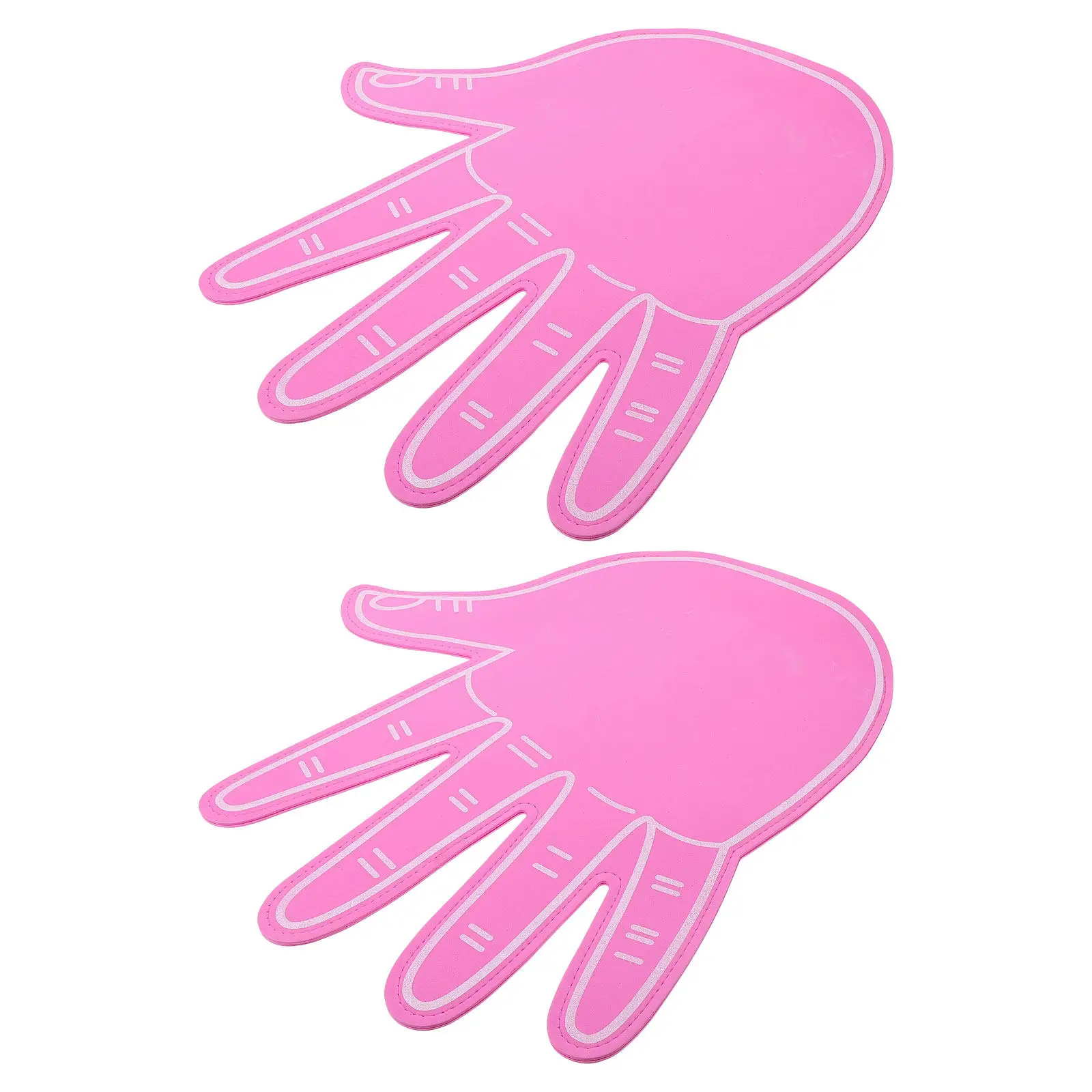 2Pcs Foam Hand Props Oversized Giant Foam Finger Cheering Sports Party Favors School Spirit Fan Cheering Gear