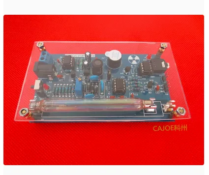 

Assembled Radiation Detector System, DIY Miller Tube Tube Nuclear Radiation Detector Geiger Counter Kit Module Experimental