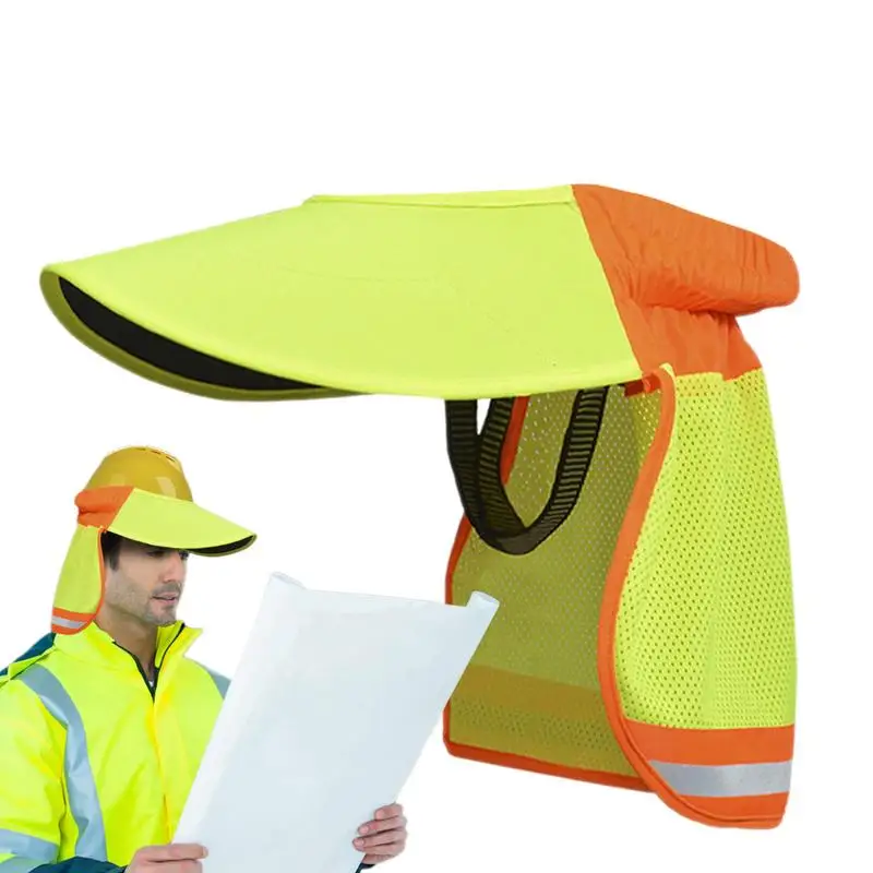 

Hard Hat Sun Shield Hard Hat Visor Neck Sun Shield Breathable & Reflective Sun Protection For Hard Hat Work Outdoor Night