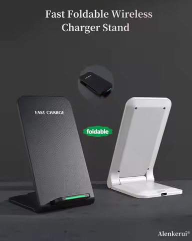 Foldable Wireless Charger Stand for iPhone14 13 12 11 Induction Fast Charging Dock Station for Samsung Galaxy S23 S22 S21 S20