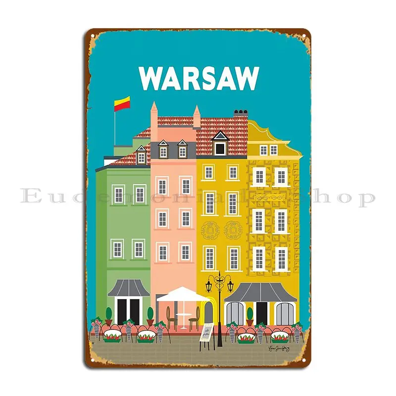 Варшава Польша Skyline Иллюстрация Металлические Вывески Персонализированный Плакат Для Гостиной Кино Оловянная Вывеска Плакат Варшава Польша Skyline Иллюстрация Металлические Вывески Персонализированный Плакат Для Гостиной Кино Оловянная Вывеска Плакат