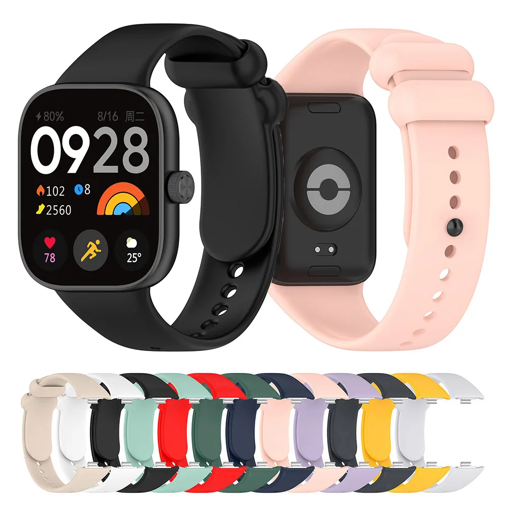 Silicone Strap For Redmi Watch 4 Smartt Watch Band For Xiaomi Mi Band 8 Pro Bracelet Wristband Correa