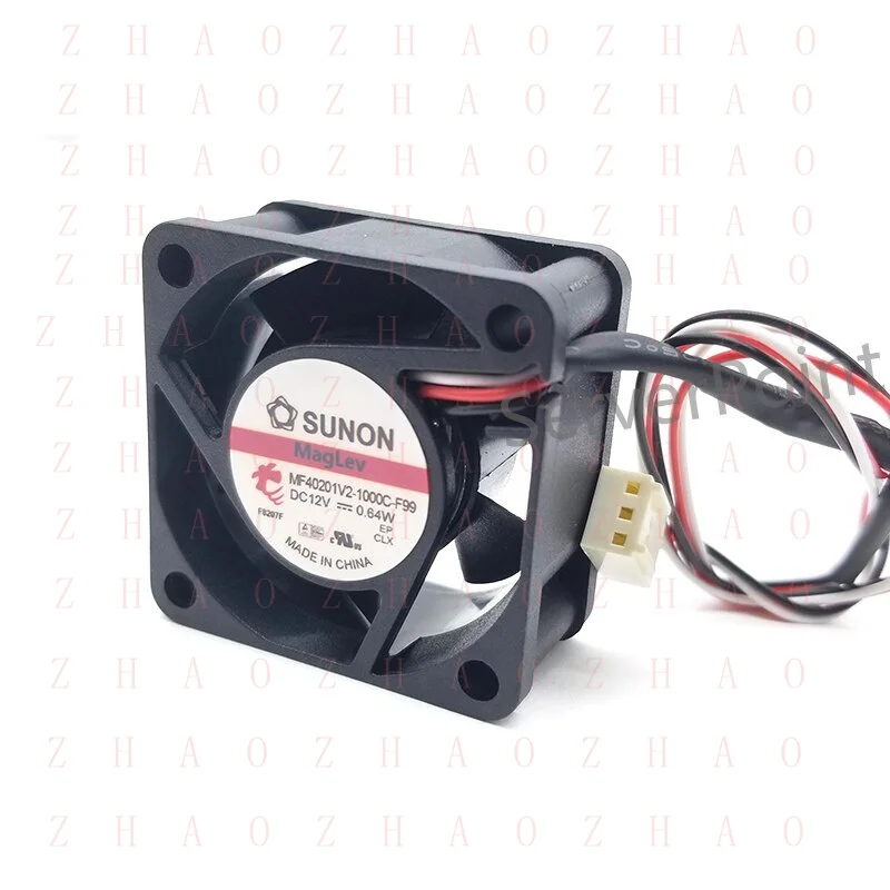 L+ for MF40201V2-1000C-F99  DC12V 0.64W 40x40x20MM 3Lines Cooling Fan