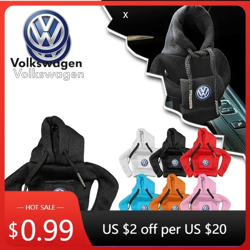 

For VOLKSWAGEN VW Car Gear Knob Cover Hoodie Car Gear Stick Hoodie Car Styling For Volkswagen VW Golf Polo Tiguan Jetta Touran P