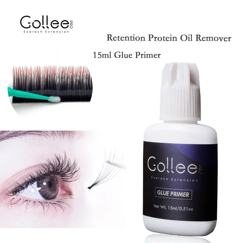 Gollee Primer Unimore Eyelash Extension Glue Liquid Primer Super Adhesive 15ml Primer Eyelash Adhesive Eyelash Extension Supplie