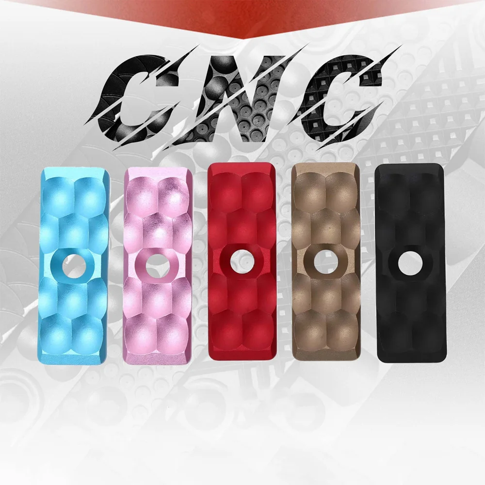 Ultrakorte M-LOK handguardchip - Luchtvaart aluminium CNC metalen railpaneel - Upgrade-accessoire voor speelgoedpistool QJ183