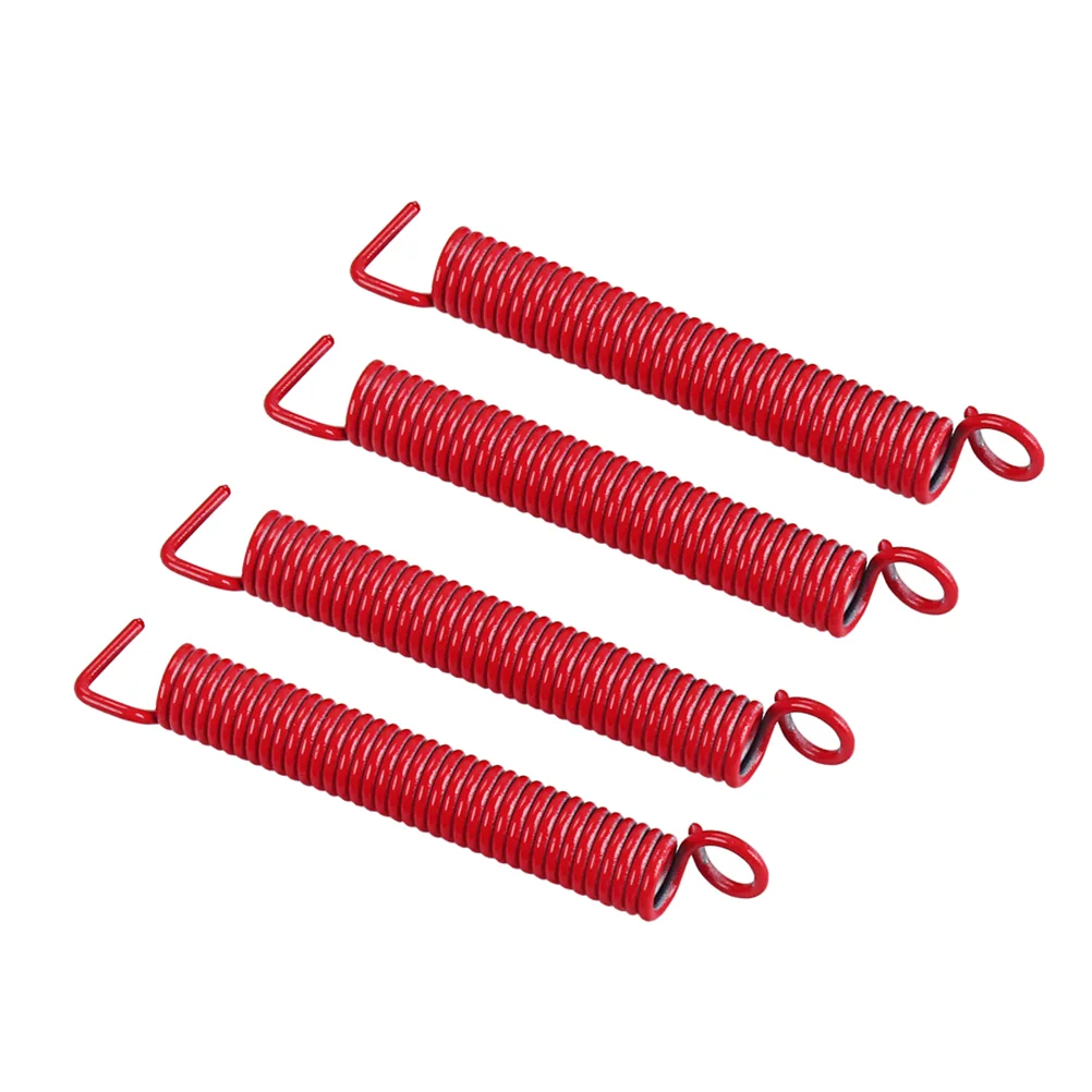 4pcs Electric Guitar Tremolo Bridge Tension Springs Tremolo Bridge System Springs for ST/ Style Electric Guitar (Red)