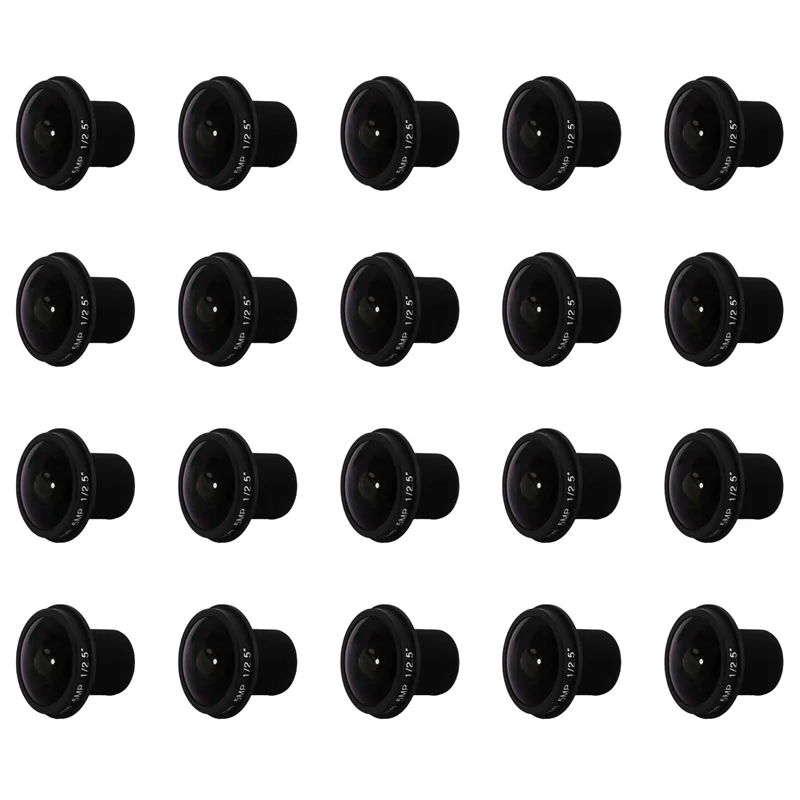 

20X HD объектив «рыбий глаз» для видеонаблюдения 5MP 1,8 мм M12x0,5 с креплением 1/2,5 F2.0 180 градусов для объективов видеонаблюдения