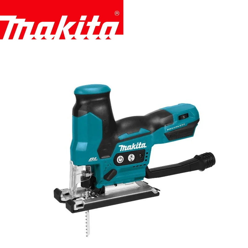 MAKITA Original DJV185 Jig Saw Cordless Brushless Compact Handle 18V Speed Household Adjustable Multi-Function Woodworking Power