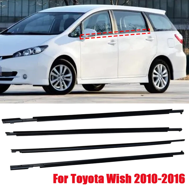 

4 шт., отделка для автомобильных окон Toyota Wish 2010-2016