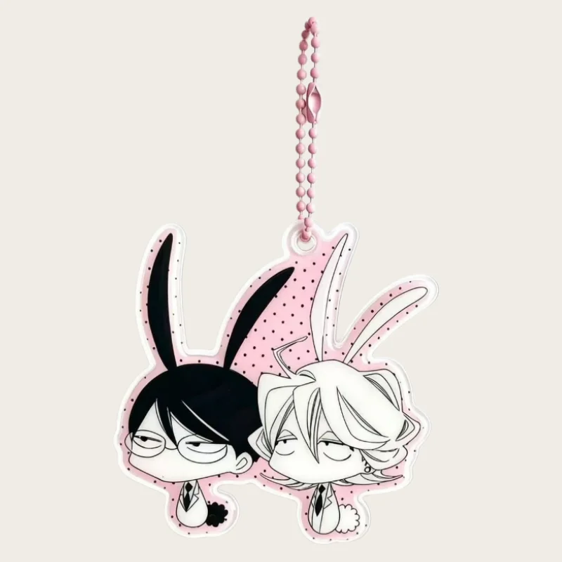 New Doukyusei Sajou Rihito Kusakabe Hikaru acrylic keychain, high-quality cartoon-shaped creative bag and car hanging accessory view 6