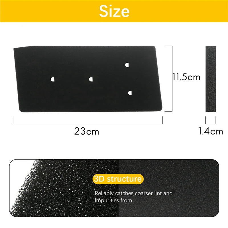 Бытовая техника для покупателя, 20 шт., сушильный фильтр для Bauknecht Privileg Whirlpool HX 481010716911, многоразовые сушилки для конденсации, губка