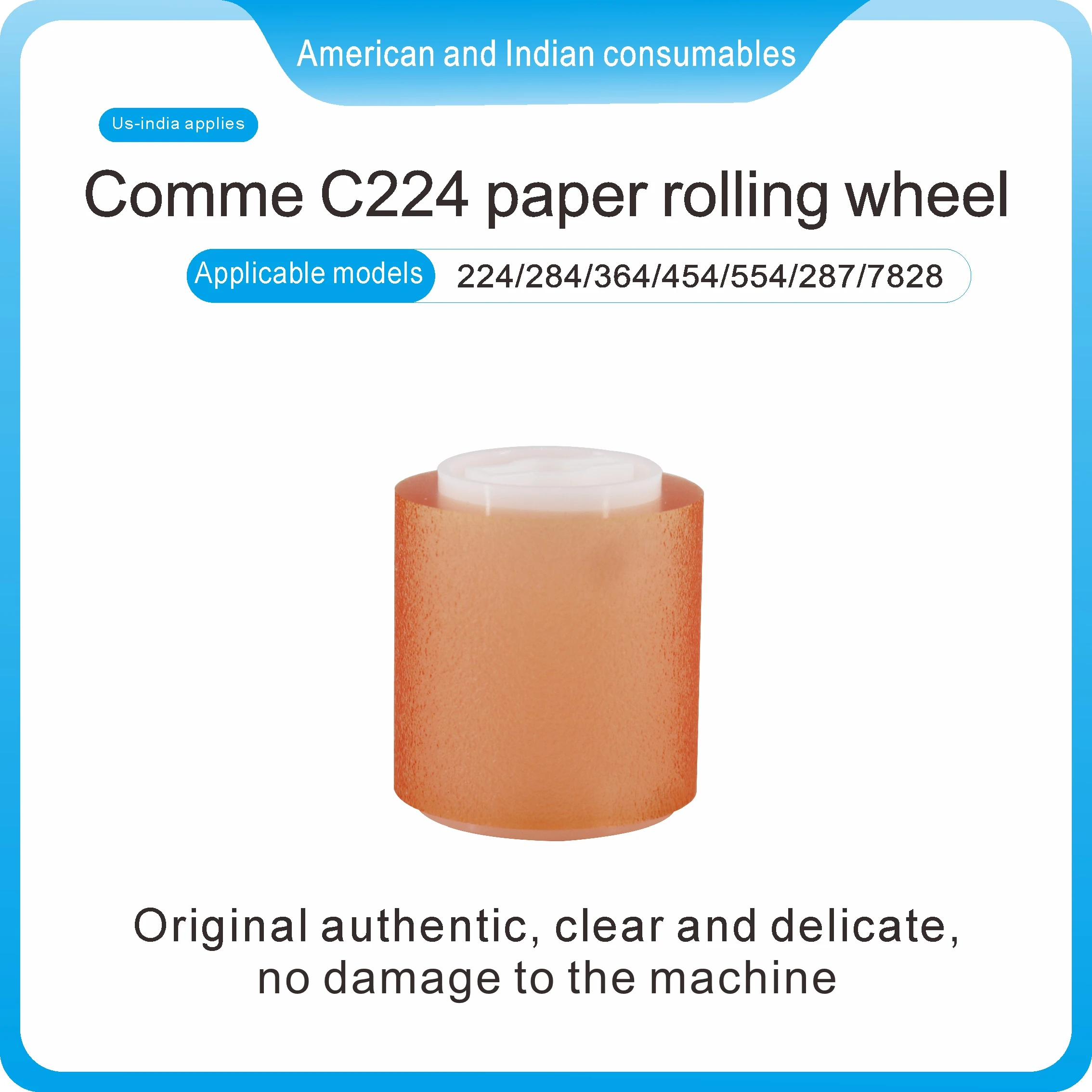 

Отводной ролик A00F623201 для Konica Minolta bizhub 223 224e 283 284e 363 364e 423 454e 554e C454 C454e C554