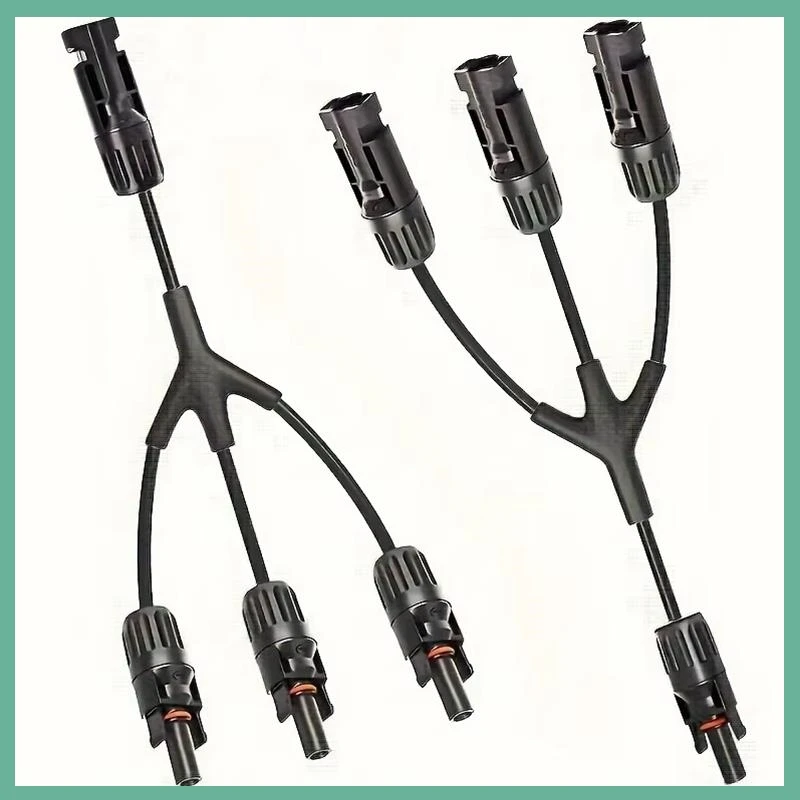Y/T Type 30A 1000V Photovoltaic Solar PV Connector Kit IP67 Male Female 3 4 5 Way Branch Solar Panels PV MC Cable 2.5/4/6mm² E3