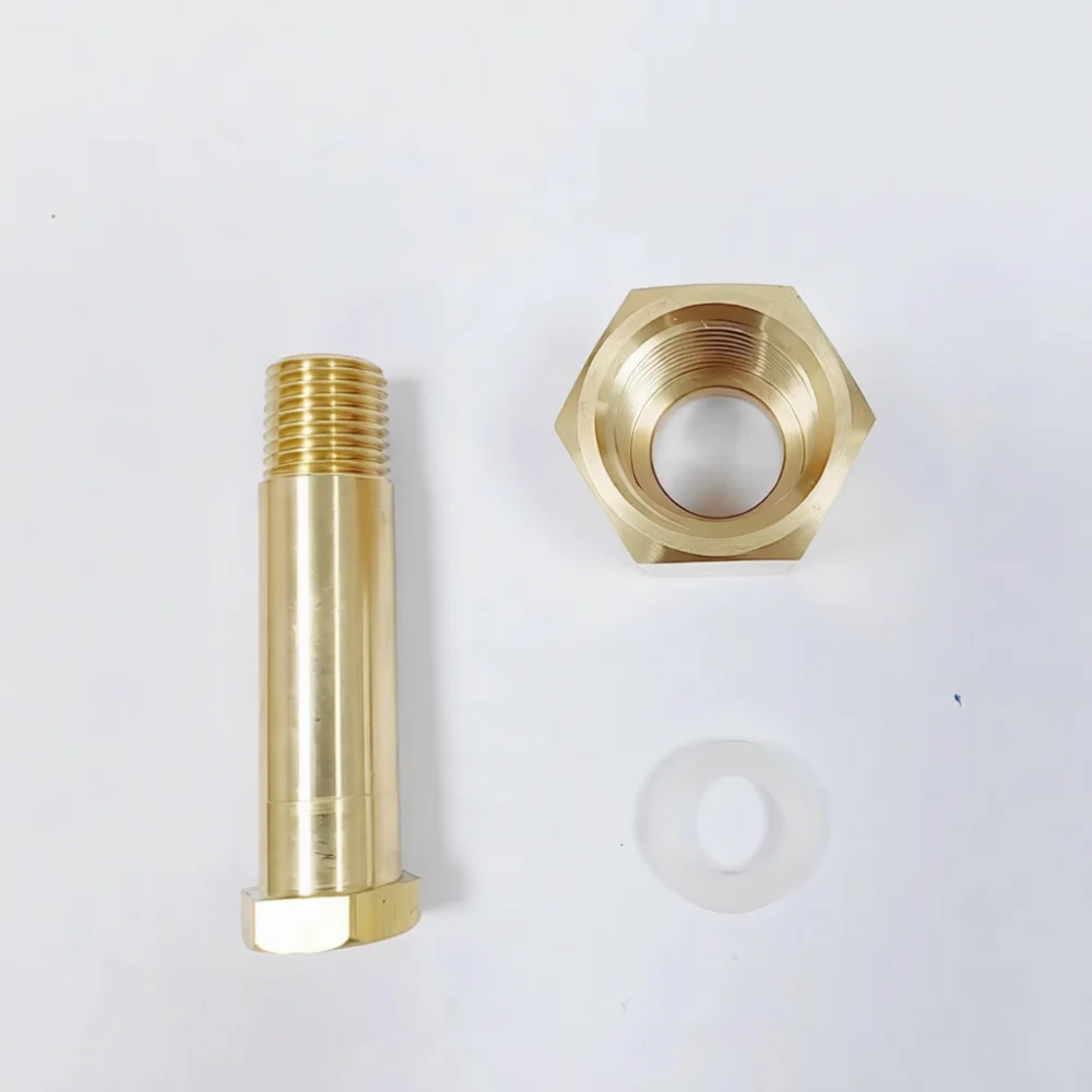 Precision CGA320 NPT 1 4 Fitting Nut Screw For Pressure Reducing Valve Pneumatic Equipment Gas Management Accessory Tool