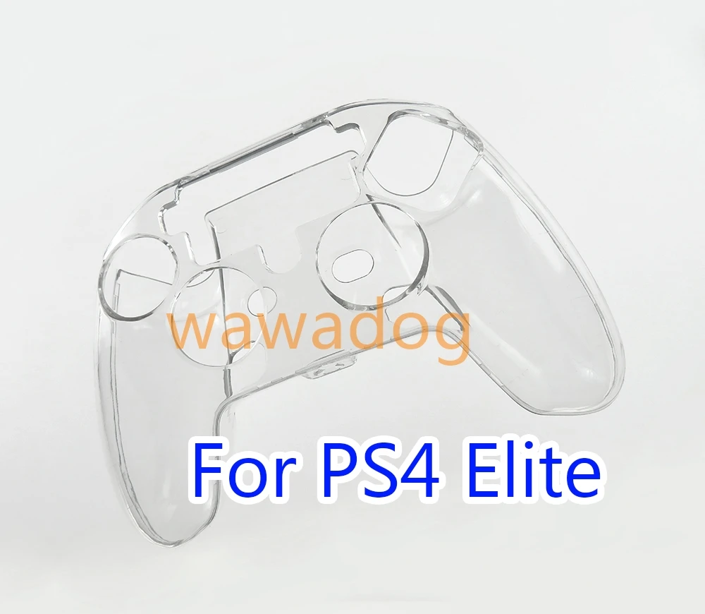 1set Für Controller Ultra Slim Fall 2,0 Elite Transparente Abdeckung Spiel Griff Kristall Shell Fall für PS4 DualSense