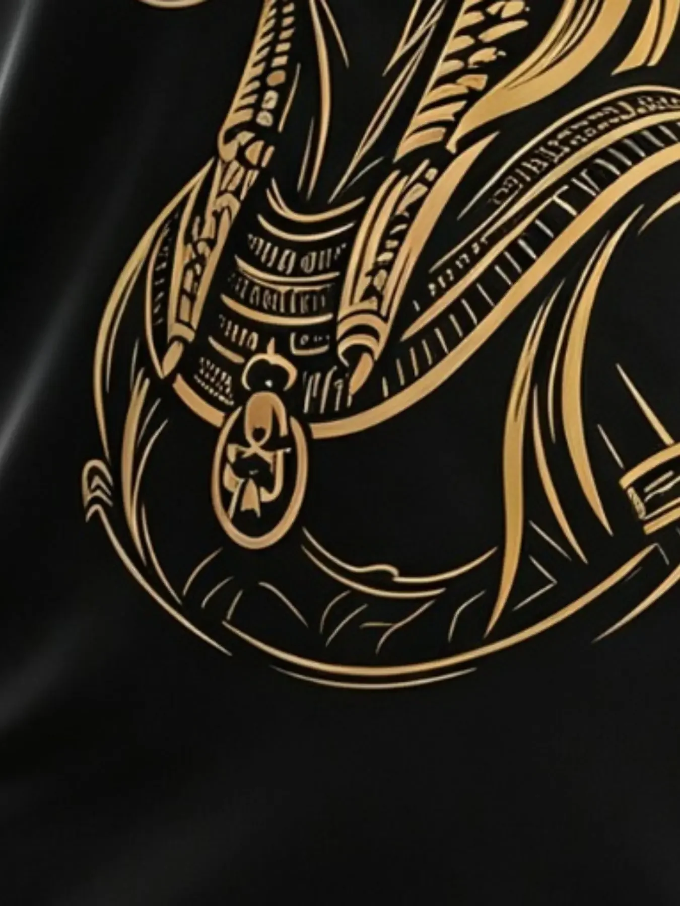 2026 Summer Gold Round Neck Short Sleeve, Anubis 3D Print, Unisex Breathable Quick-Dry Football T-Shirt