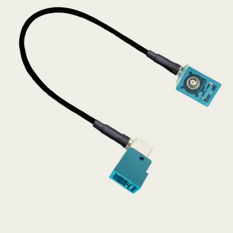 FAKRA Female to Female right angle Reverse Camera Video Cable Adapter SYWV50-2/RTK031 Coaxial Cable FAKRA A B C D E F G H I  Z