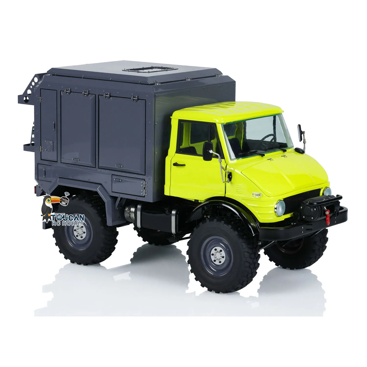 LESU 1/10 RC Metal Crawler Rear Bucket U406 with Light Sound Set Recreational Vehicle Painted Assembled Off Road Model Toy Gift