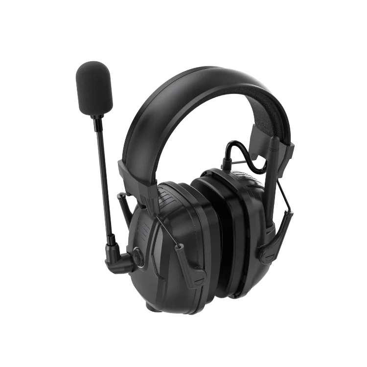 

RONGXIANG Hot Sale Safety Earmuffs Charging for Type-c Shooting Electronic Earmuff With Bluetooth