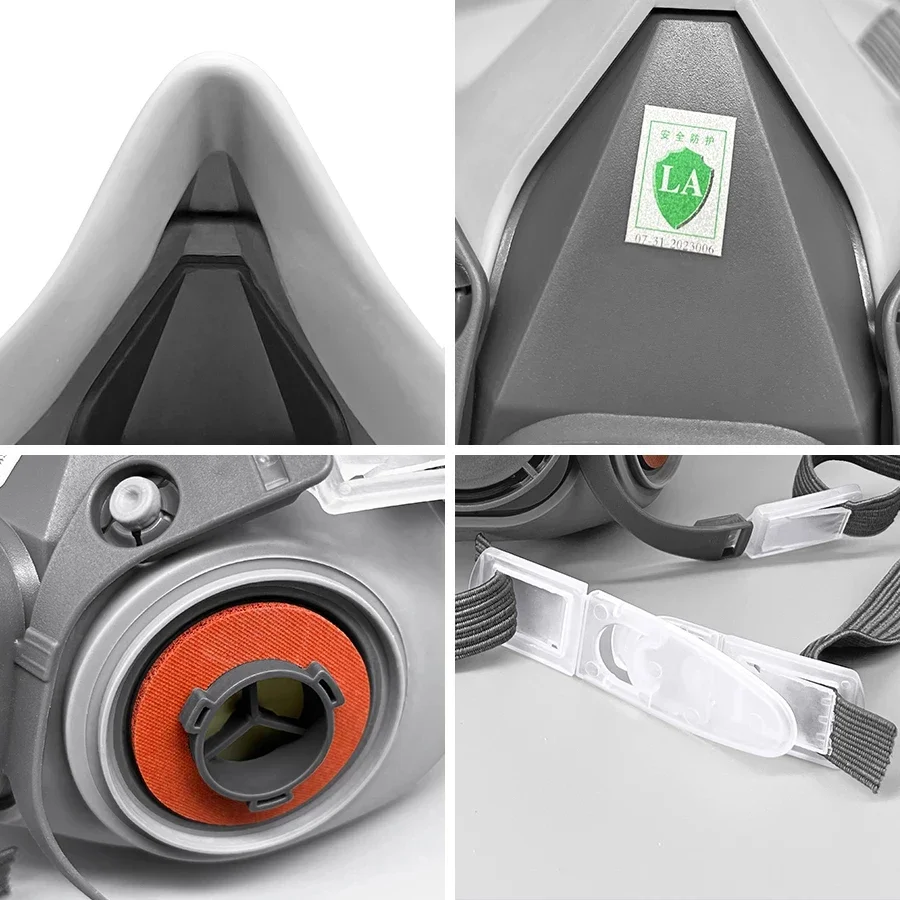3M 6200 – Respirador completo con filtros anti partículas - imagen 4