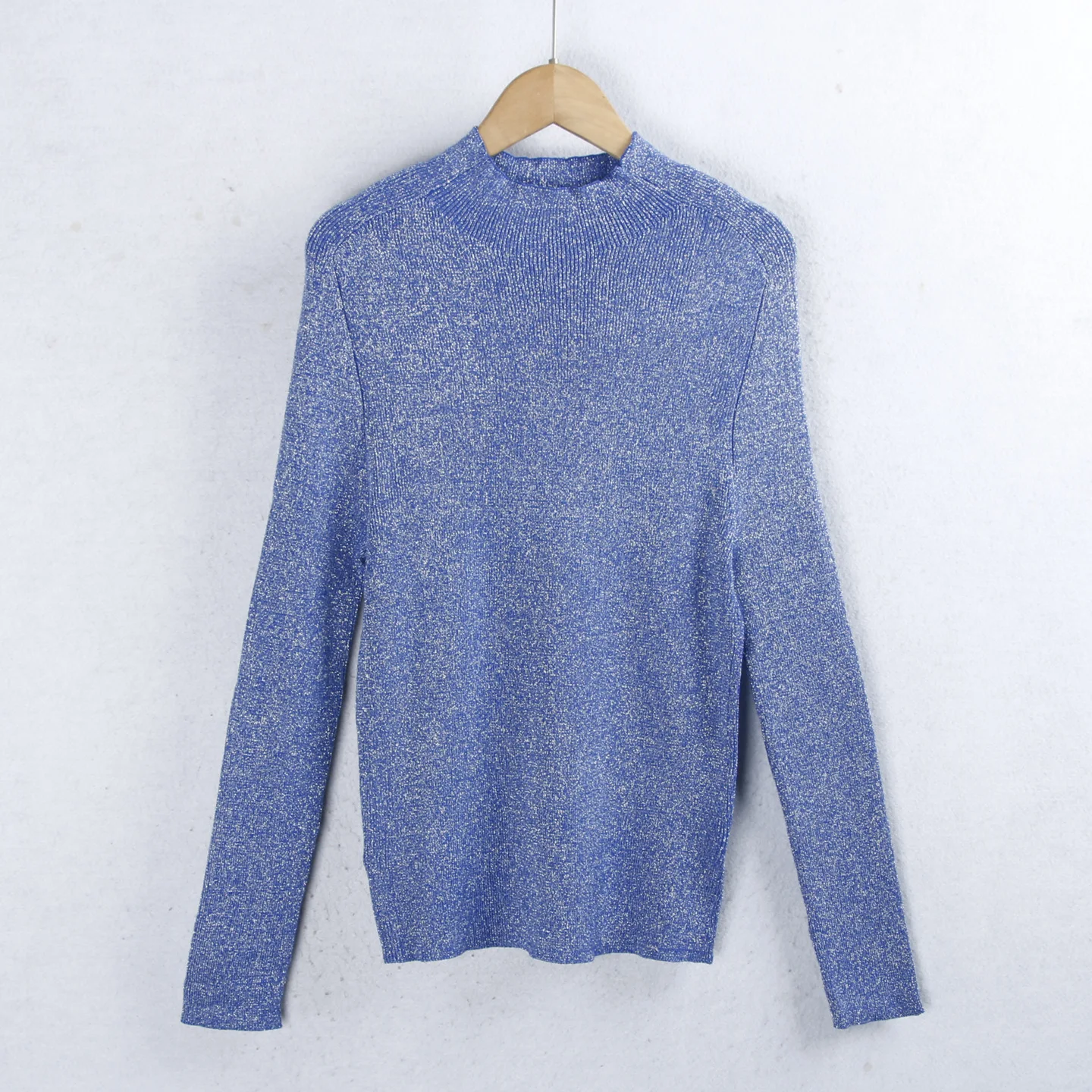 

iny Tead Knitwear Long Sve Overhead Women's Inner Wear Autumn Winter High Elastici Slimming Straight Tube Sle