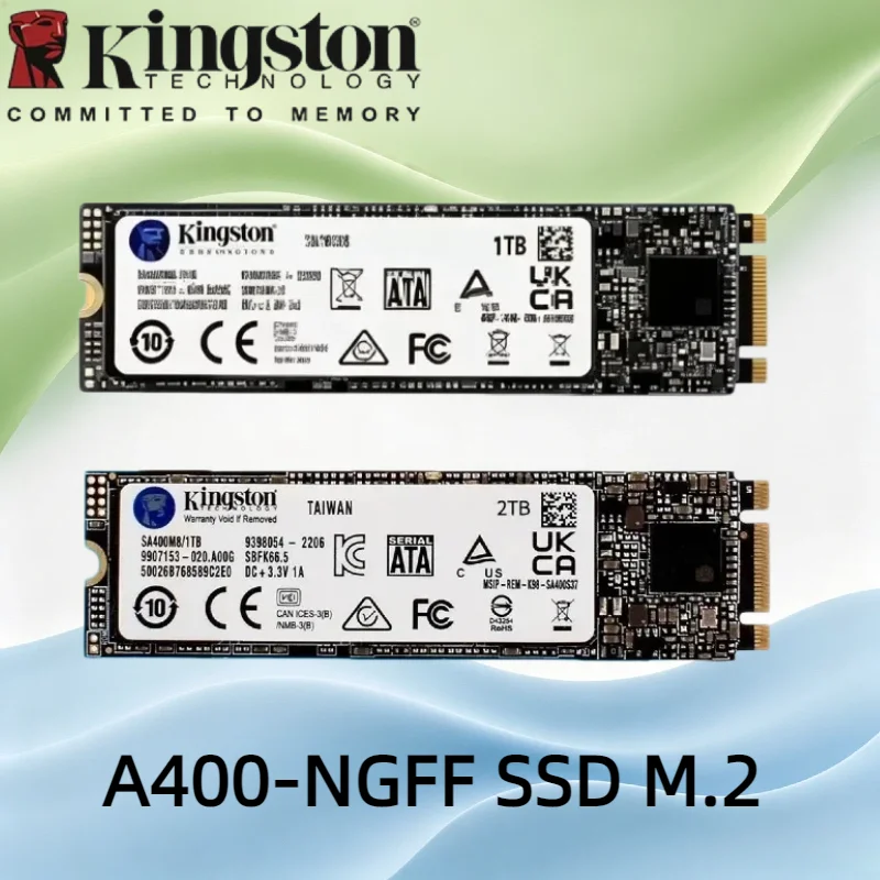 SSD Kingston A400-NGFF M.2 2280 120GB 240GB 480GB 1TB 2TB Internal Solid State Hard Drive High Performance For Laptop Desktop