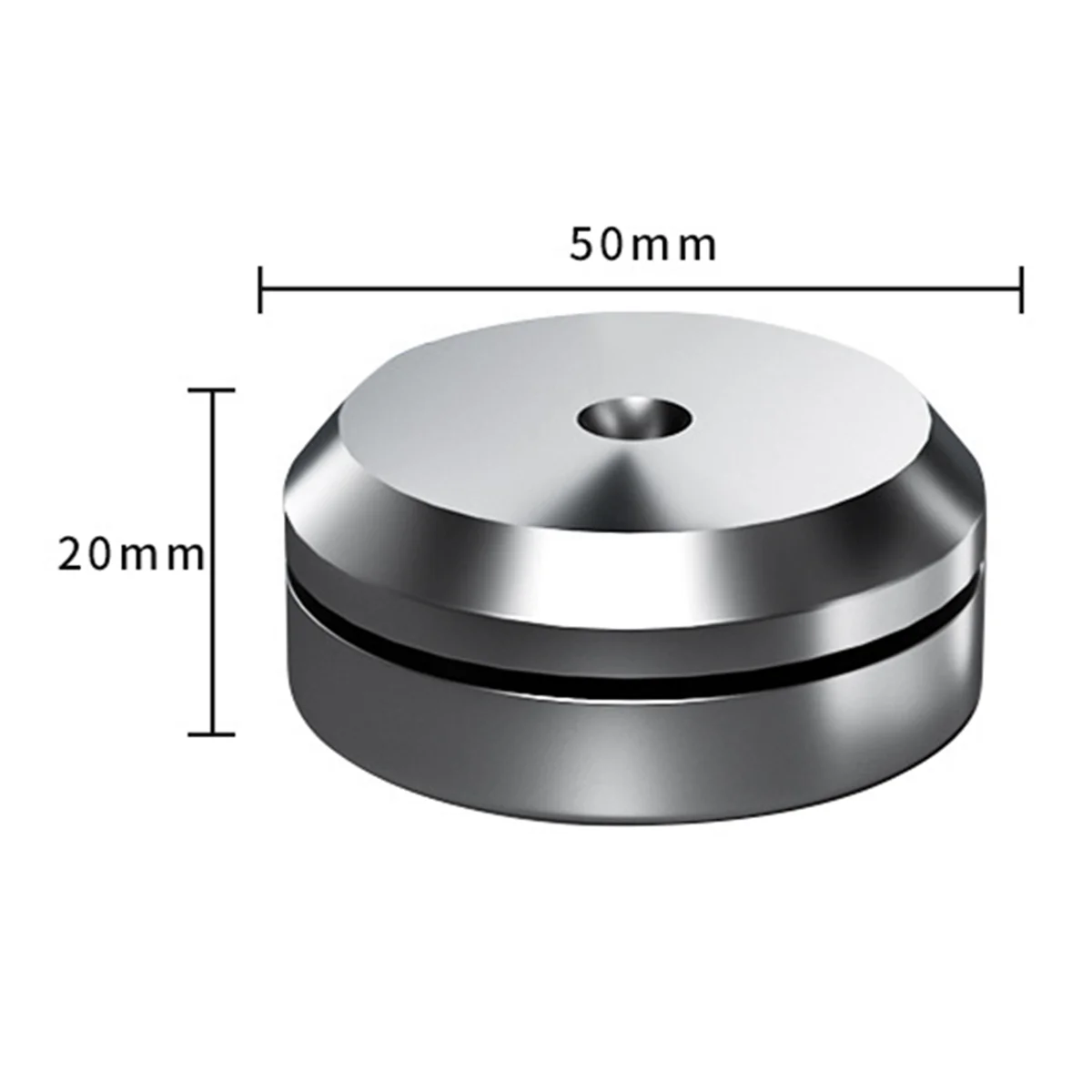 Amplificateur de haut-parleur audio HIFI, coussretours de pied unique, cône de pied absorbant les chocs, base de pieds, isolation des ongles, pointes de support, 1PC