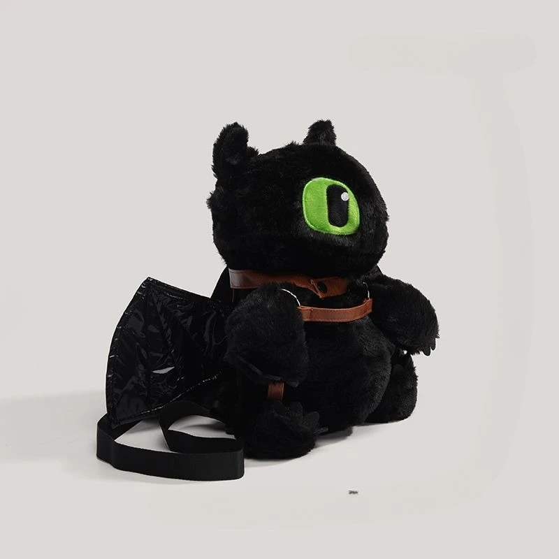 New How to Train Your Dragon Toothless Cartoon Cute Anime Merchandise Plush Doll Backpack Creative Personalized Cute Backpack - view 5