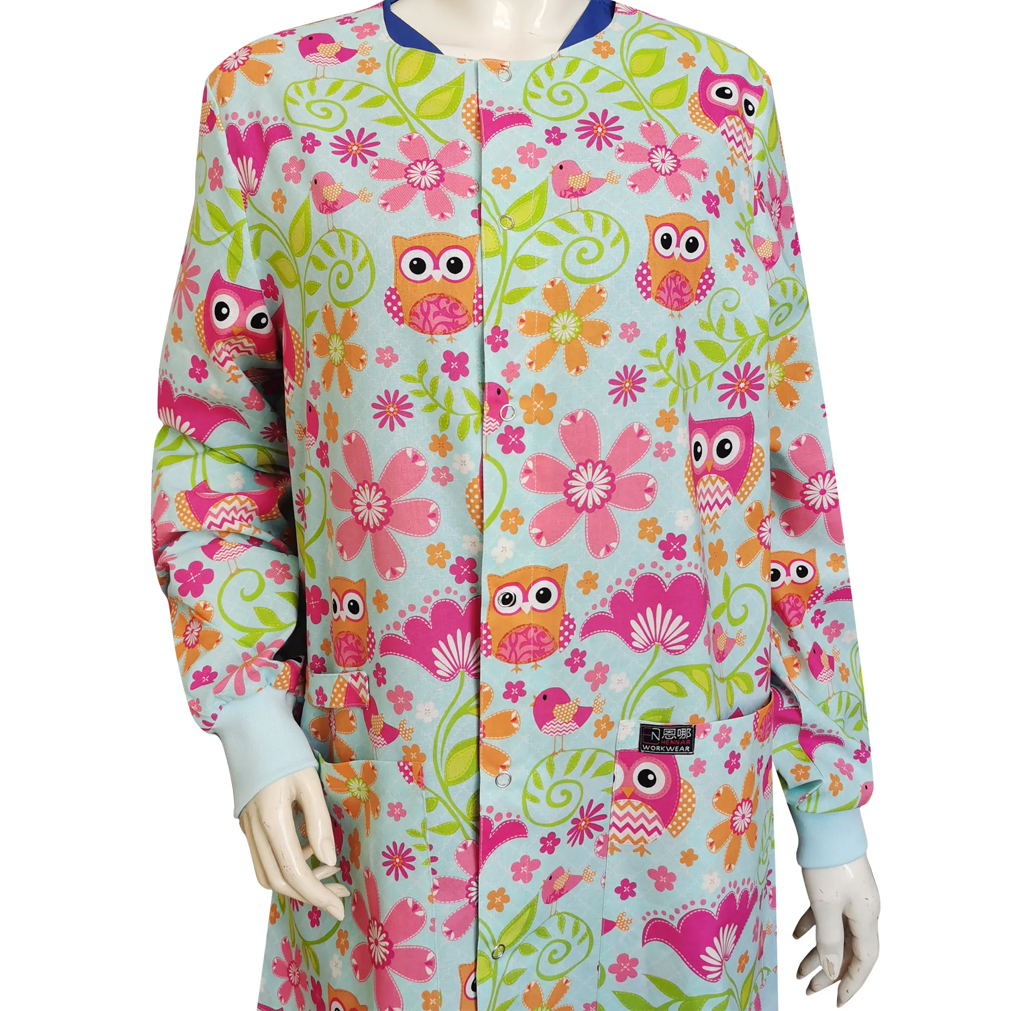 

Hennar Unisex Longer Surgical jackets,Medical jackets size ＸXS-4XL,Longer Medical Jackets for Muslim Women