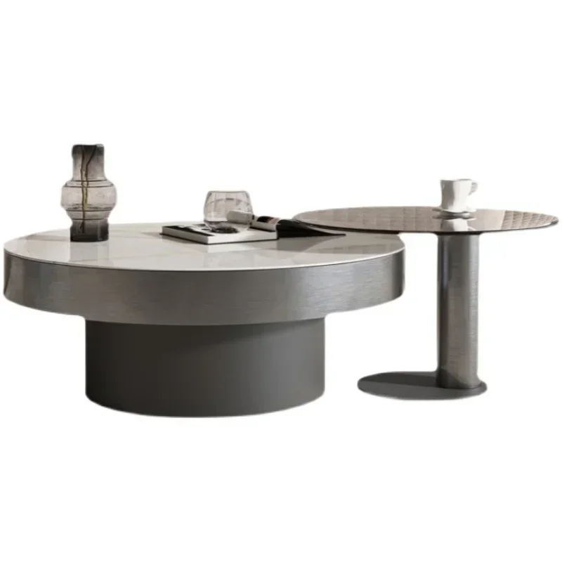 Coffee Table Set Living Room Coffee Table,around Marble Table,Plinth Table Modern