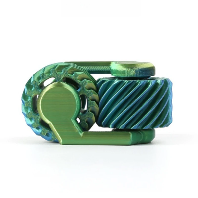 أسنان العجلة بأطراف الأصابع تململ الأسطوانة الدورية سبينر ثلاثية الأبعاد مطبوعة EDC تخفيف الإجهاد الإغاثة لعبة حسية الدوران Highpass مكافحة القلق #4