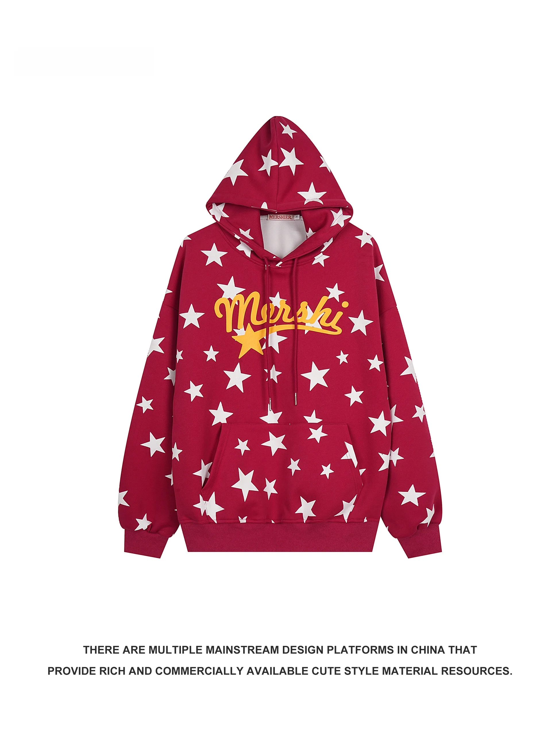 

Ретро-худи с американским принтом в виде звезд и букв, парные, свободного кроя, из смесового хлопка и полиэстера, с длинными рукавами, весенняя новинка, топ