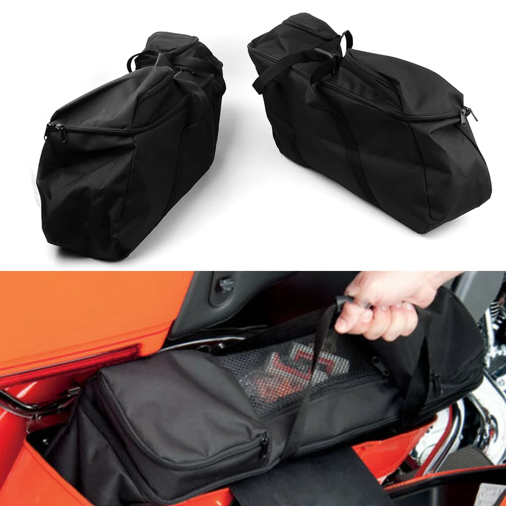 Motorcycle Drag Specialties Saddlebag Liners Hard Saddle Bags For Harley Touring 2014 2015 2016 2017 2018 2019