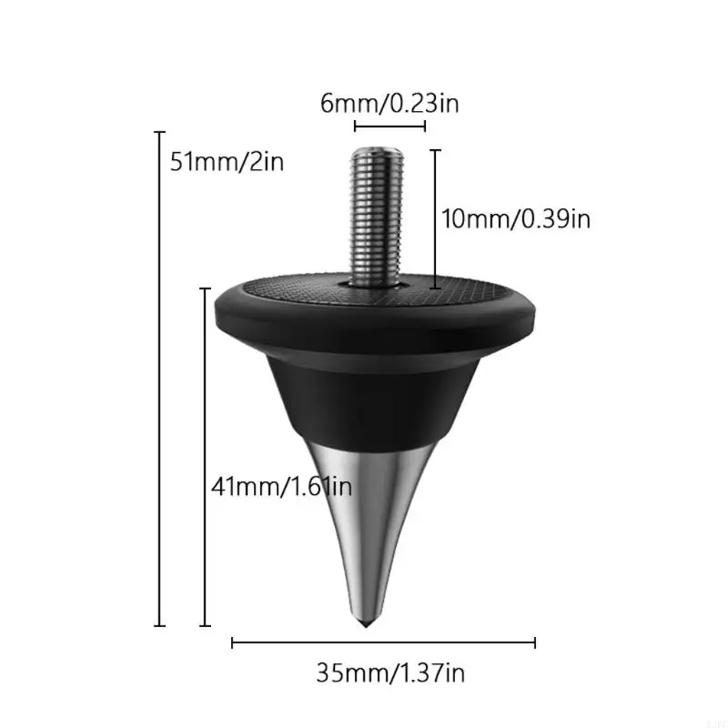 A3PC Solid Spikes Spikes Vibration Feting Feet para mejorar sonido los escotes sonoros