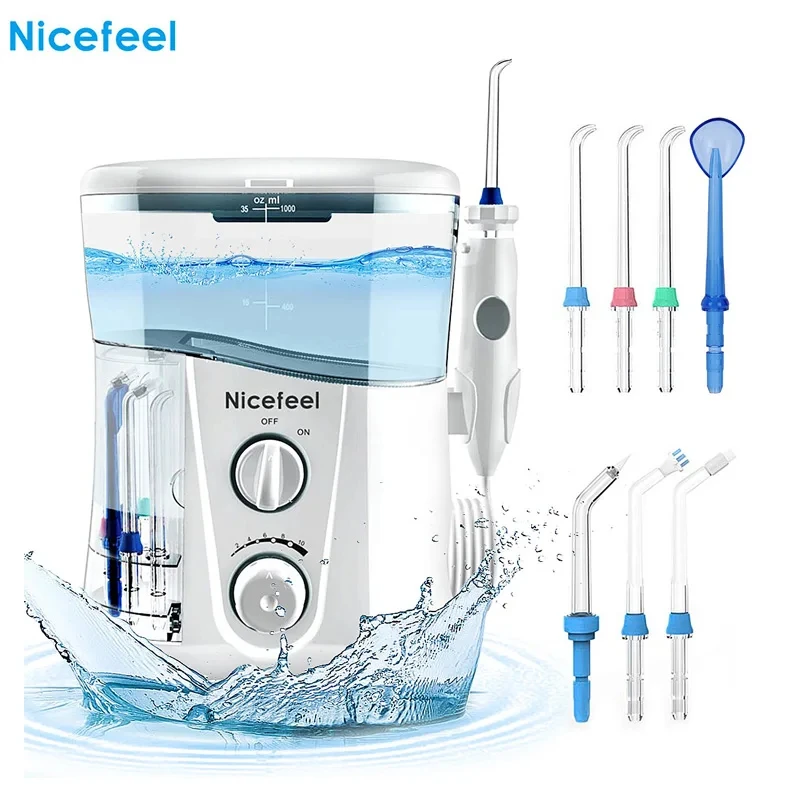 Nicefeel FC188 Smart Water Flosser Teeth Care Ultra Dental Flosser With 1000ml Water Tank Capacity Tooth Cleaning Wasing Machine