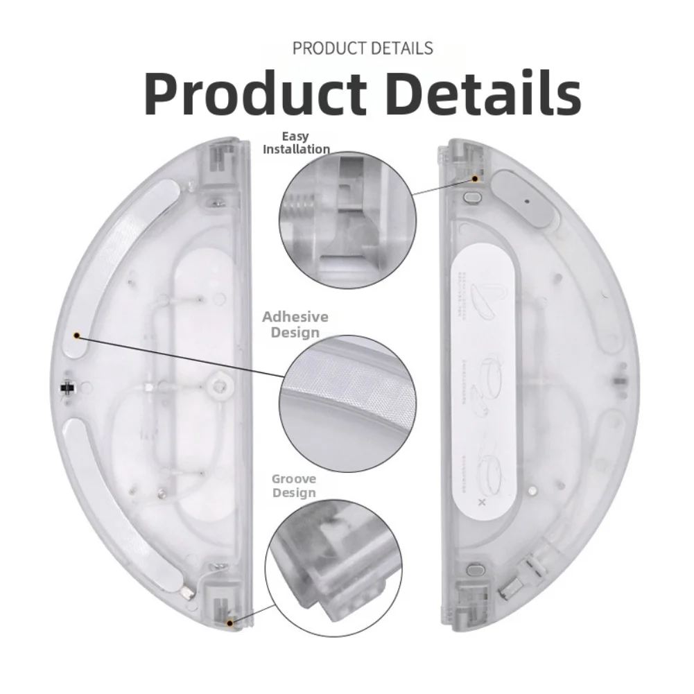 Water Tank for Dreame For L10 For L10Pro D9 Pro2 Compatible Washable Cloth Mop Replacement with Transparent View