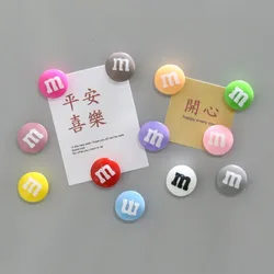 5/10/15pcs Color M Refrigerator Magnets Message Note Photo Gifts Cute Home Magnetic Sticker Stationery Magnet Fridge Decor