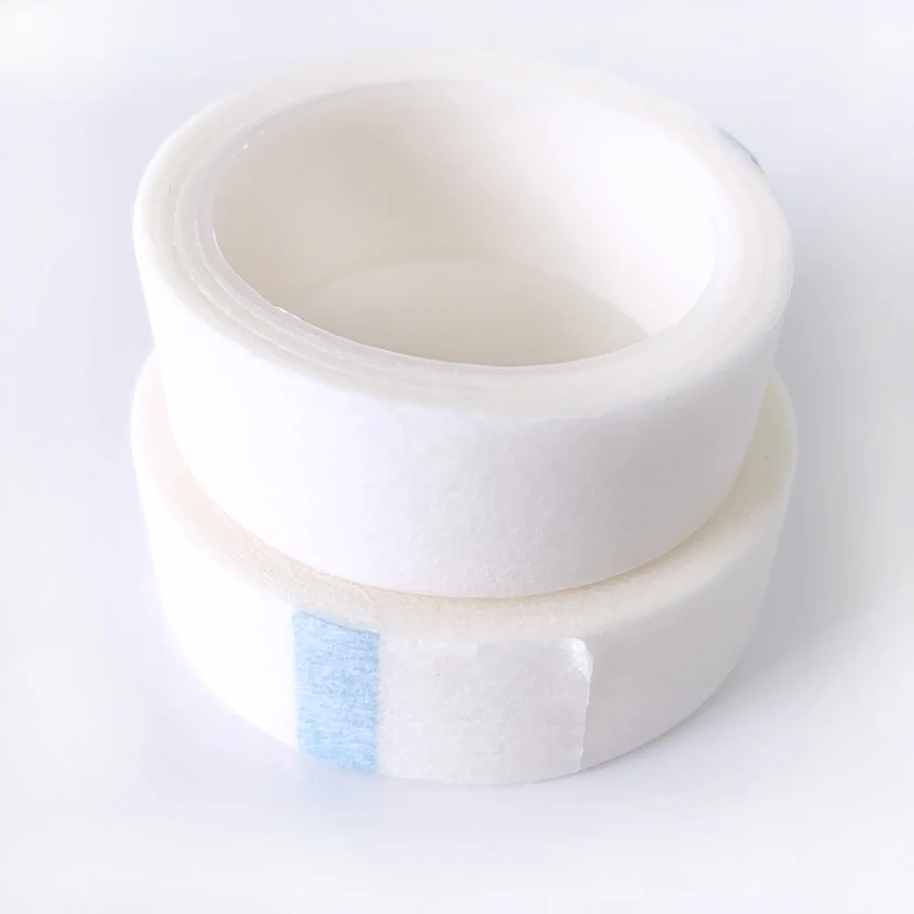 50pcs Eyelash Tape  Adhesive Patches Breathable Non-woven Cloth Under Eye Pad Eyelash Extension Paper Tape Wholesale