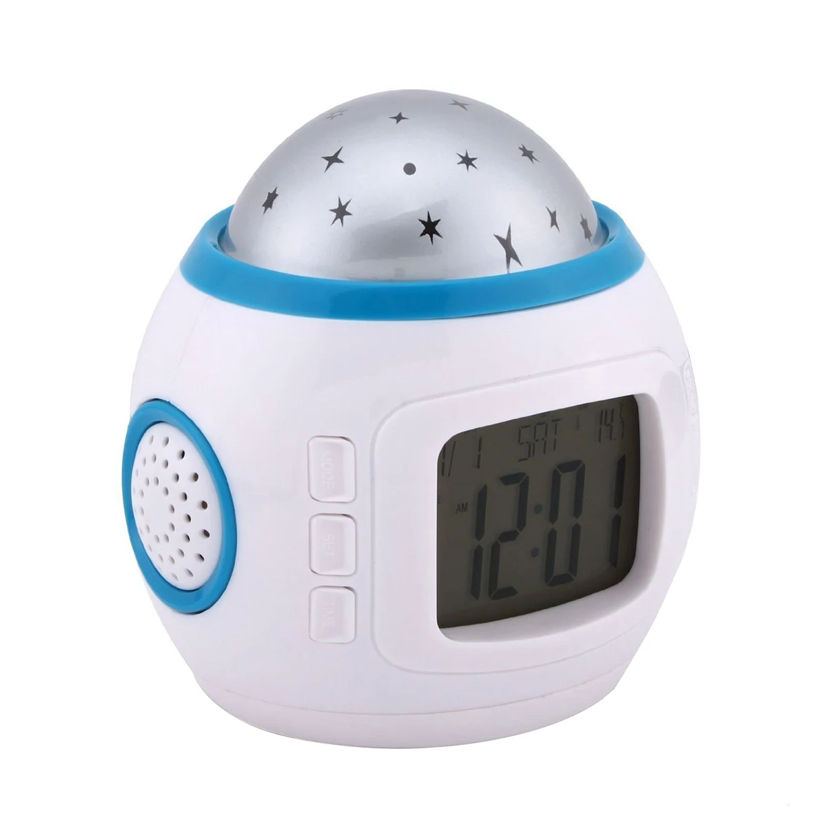 

Children Night Lamp 15x10cm Music Projection Clock 3AAA Batteries Pattern Colorful Rhythm Sleep Aid Timer Display