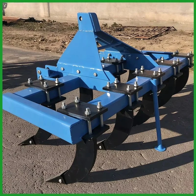 Heavy Duty Subsoiler Tractor Rear Mounted Deep Loosening Plow Reclaiming SoilBreakingFarmland Ripper Tine Agricultural Equipment