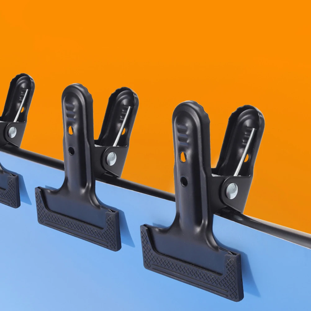 

4pcs Black Metal Large Clamps for Photography Background Cloth Fixing Studio Backdrop Clips Tools backdrop fixing clamp powerful