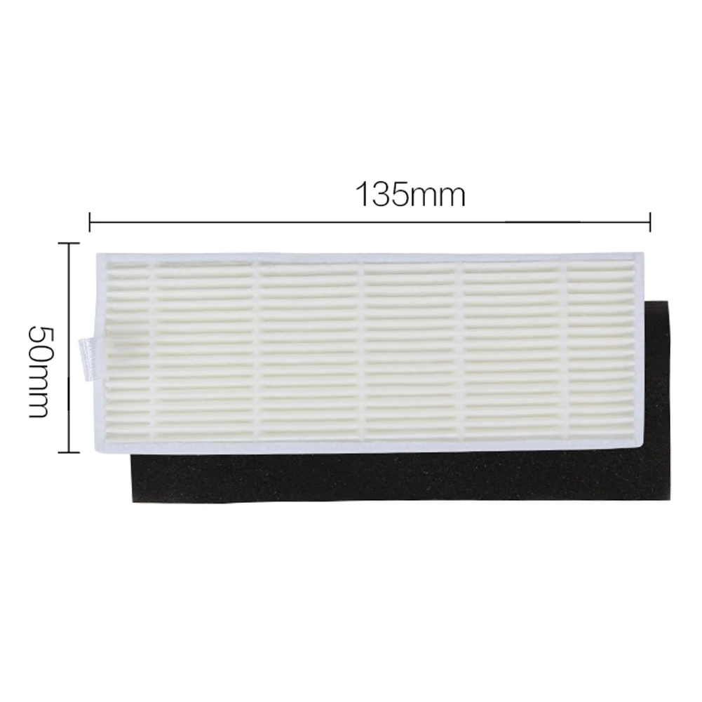 Main、Side Brush HEPA Filter Mop Cloth Wheel for Chuwi iLife A4s A40 Robot Vacuum Cleaner Replacement