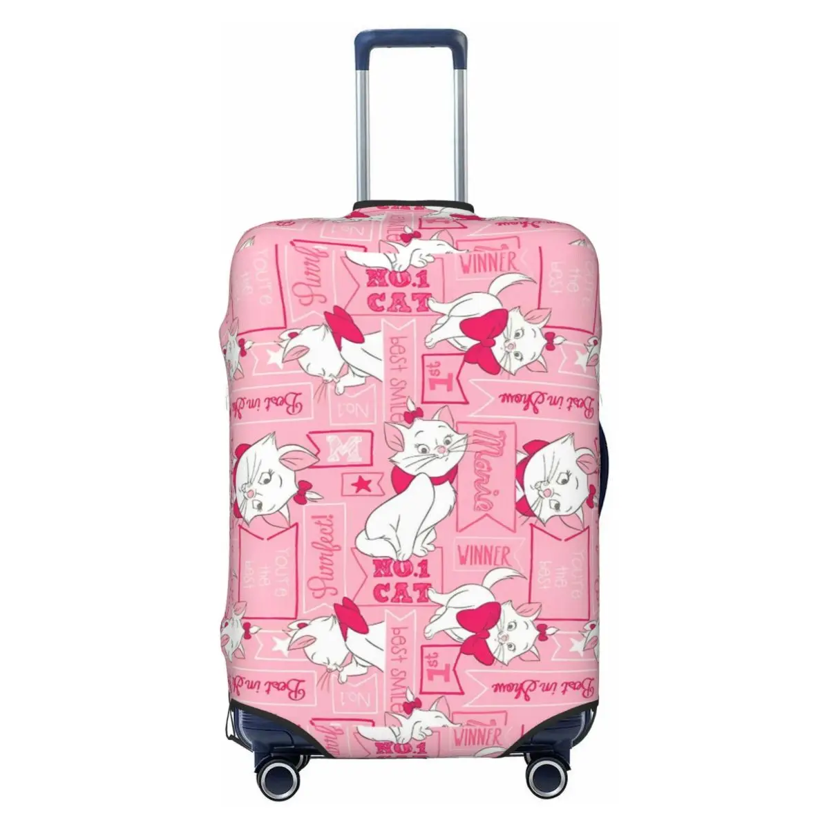 Marie Cat Funny Animal Suitcase Cover Vacation Travel Fun Luggage Supplies Protection