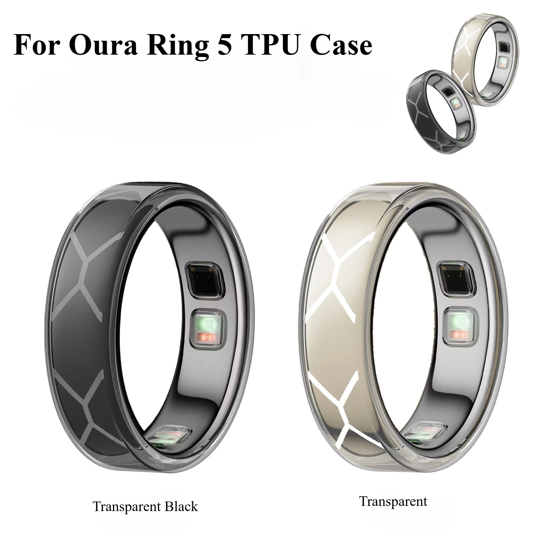 High Quality Transparent TPU Protective Cover For Oura Ring 5 Ring5 Protector Anti Scratch Shell Skin Smart Ring Accessories