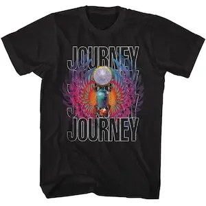 Journey Gradiant Scarab Black T-Shirt