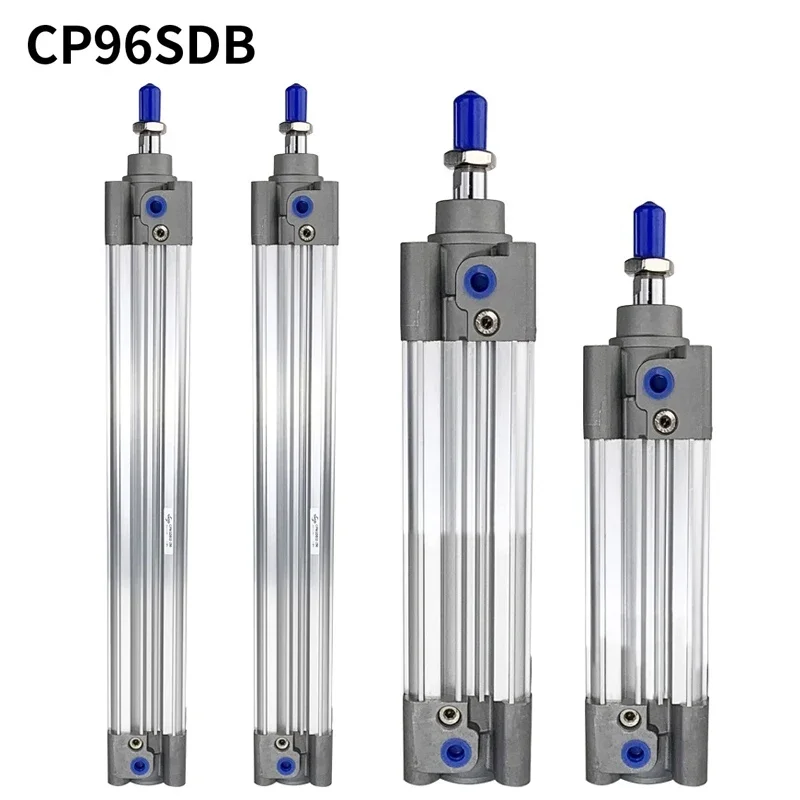 CP96SDB Series  Standard Pneumatic Cylinder Bore 32mm/40mm/50mm/63mm/80mm/100mm, Stroke 25-350mm Air Piston Double Acting