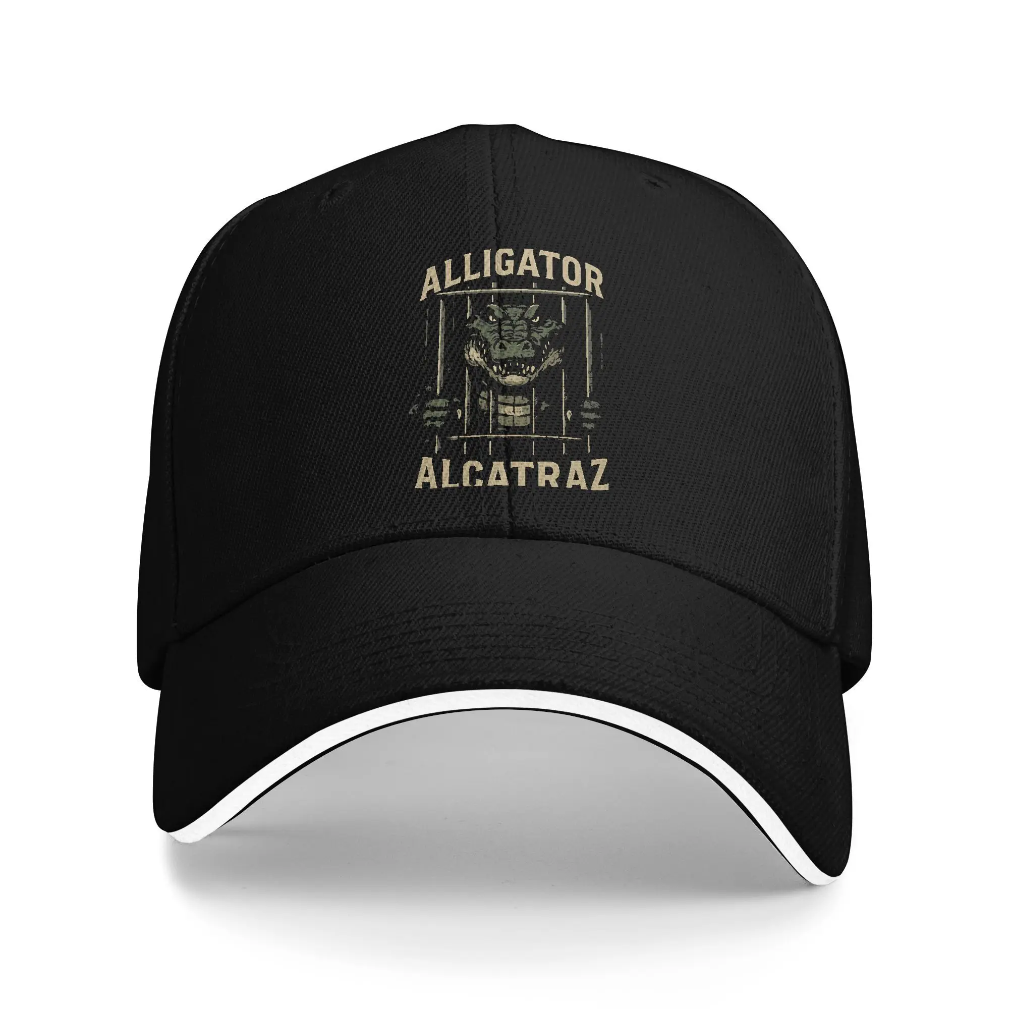 

Alligator Alcatraz Funny Animal Baseball Cap Trendy Men Adult Trucker Hat Sun Hunting Camping Baseball Caps Birthday Present