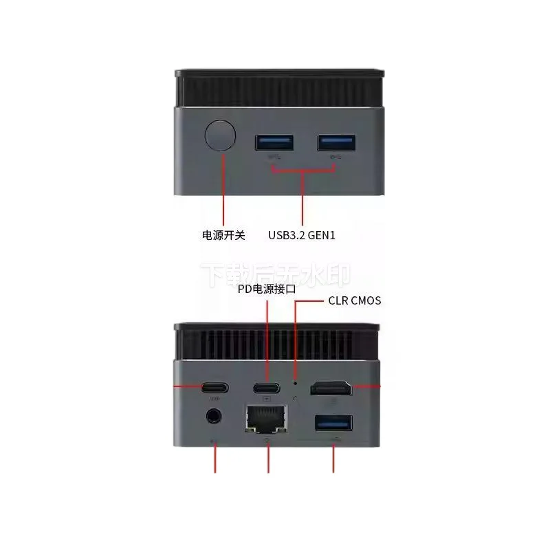 BY53 mini PC N150 Mini Pocket Computer Portable Mini PC Office Ubuntu  Invoices can be issued