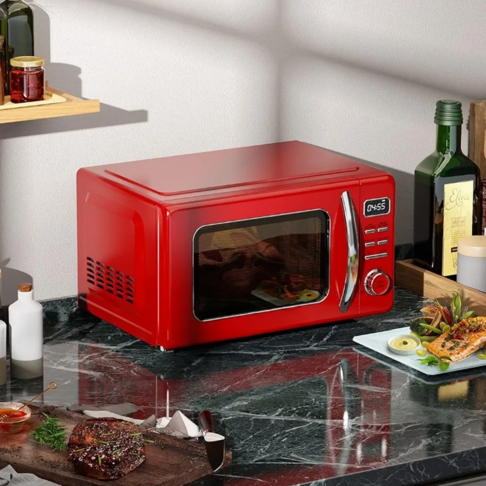 Mikrowellen herde mit automatischem Kochen und Aufwärmen, Schnellst art funktionen und einfacher Reinigung, 0,7 cu ft Desktop-Mikrowellen herde